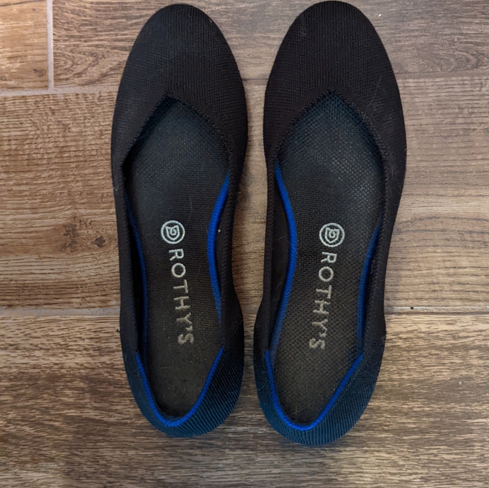 Black Rothy's Flats Size 9.5 - Picture 6 of 10